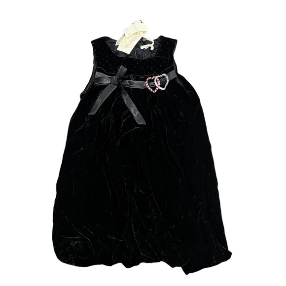 MONNALISA*Black Velvet Dress**Age 10**$271 - Picture 3 of 10